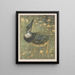 Vanneau - Theo van Hoytema — framed artwork on a wall