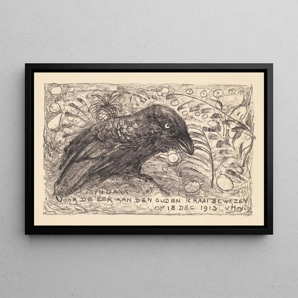 Crow - Theo van Hoytema — framed artwork on a wall