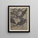 Ravens in the snow - Theo van Hoytema — framed artwork on a wall