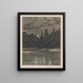 Landscape nocturne avec des oiseaux migrateurs - Theo van Hoytema — framed artwork on a wall