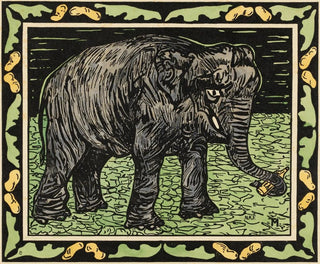 Elephant with bottle - Theo van Hoytema — artwork view