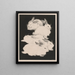 Two Angora Rabbits - Theo van Hoytema — framed artwork on a wall