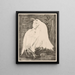 Two Egrets - Theo van Hoytema — framed artwork on a wall