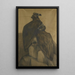 Deux vautours arabes - Theo van Hoytema — framed artwork on a wall
