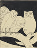 Owls on a branch - Theo van Hoytema — artwork view