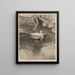 Pond with Ducks - Theo van Hoytema — framed artwork on a wall