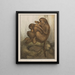 Monkeys with Dots - Theo van Hoytema — framed artwork on a wall