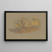 Greeting card with six owls - Theo van Hoytema — framed artwork on a wall