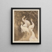 Six Cranes by the Water's Edge - Theo van Hoytema — framed artwork on a wall