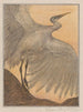 Large egret painting - Theo van Hoytema — artwork view