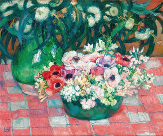 Anémones et eucalyptus - Theo van Rysselberghe — artwork view
