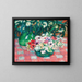Anémones et eucalyptus - Theo van Rysselberghe — framed artwork on a wall