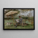 Armand Heins painting en plein air - Theo van Rysselberghe — framed artwork on a wall