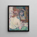 Woman at the Mirror - Theo van Rysselberghe — framed artwork on a wall
