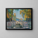 La Fontaine - Theo van Rysselberghe — framed artwork on a wall