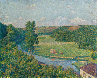 La vallée de la Sambre - Theo van Rysselberghe — artwork view