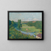 La vallée de la Sambre - Theo van Rysselberghe — framed artwork on a wall