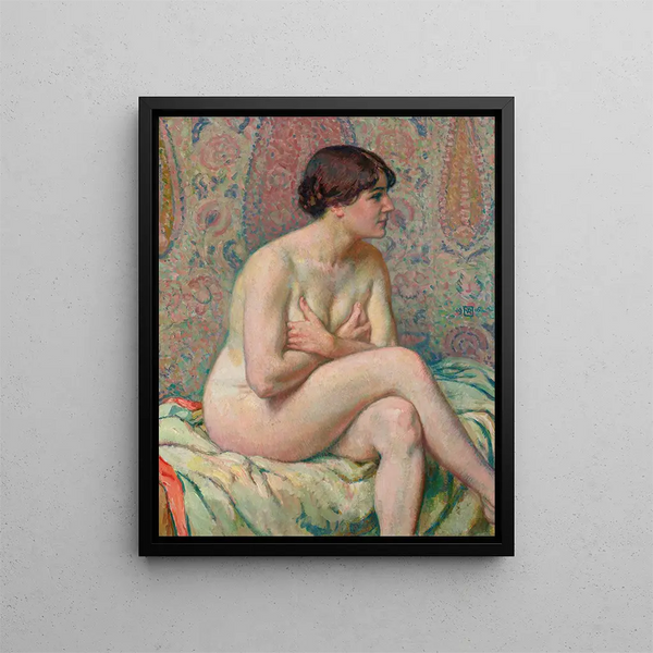Pas d'Assise Maude - Theo van Rysselberghe — framed artwork on a wall