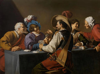 The Card Players - Theodoor Rombouts — artwork view