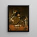 The Lute Player - Theodoor Rombouts — framed artwork on a wall