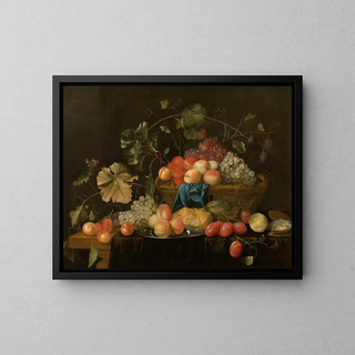 Fruit Painting - Theodor Aenvanck — framed artwork on a wall