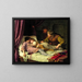 The Murder of King Edward IV's Sons - Theodor Hildebrandt — framed artwork on a wall