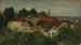 Houses of Village by the Water - Theodor Joseph Hagen — artwork view