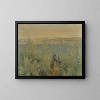 Le Printemps de Vren - Theodor Kittelsen — framed artwork on a wall