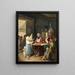 Greek and Turkish Painting in a Viennese Café - Theodor Leopold Weller — framed artwork on a wall
