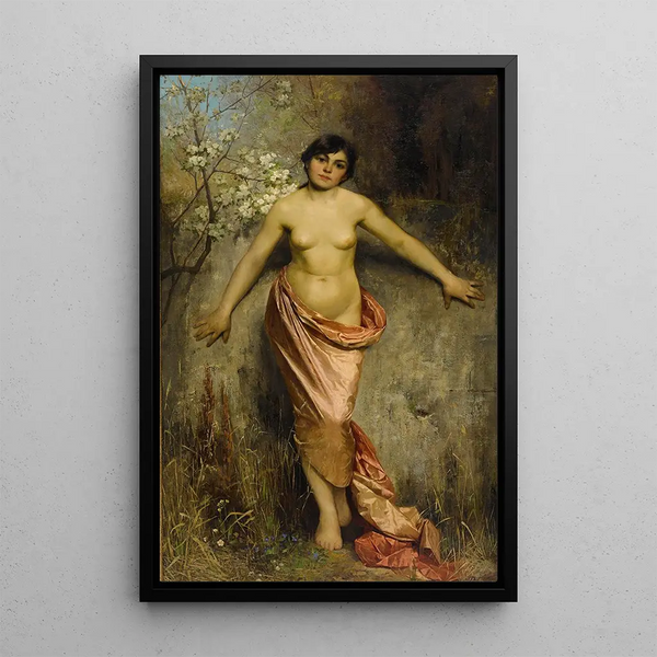 Flowers - Theodor Matthei — framed artwork on a wall