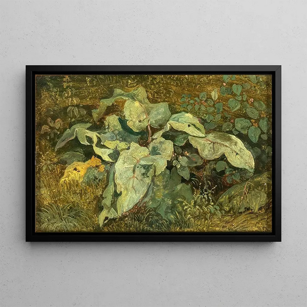 Prairie Plants Painting - Theodor Petter — framed artwork on a wall