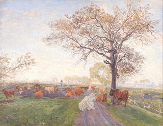 The market near Dyrehavegård - Theodor Philipsen — artwork view