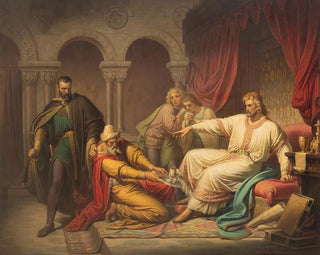 Attempted Murder by Poisoning of Edward III - Theodor Pixis — artwork view