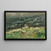 At the seaside - Theodor von Hermann — framed artwork on a wall