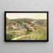 Near Znaim - Theodor von Hermann — framed artwork on a wall