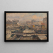 The Bassins à poissons sur le canal du Danube - Theodor von Hermann — framed artwork on a wall