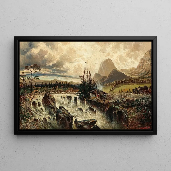 Mühlsturzhorn - Theodor von Hermann — framed artwork on a wall