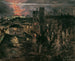 Paris la nuit avec la tour Eiffel - Theodor von Hermann — artwork view