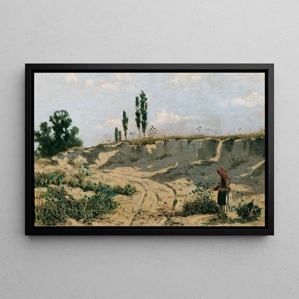 Sand Path - Theodor von Hermann — framed artwork on a wall