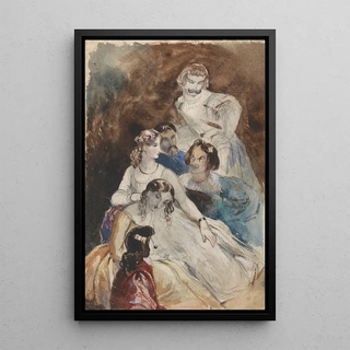 Theodor von Holst - Theatrical Group.webp