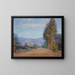 Hills near Redlands, California - Theodore Clement Steele — framed artwork on a wall
