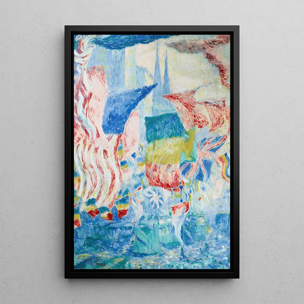 Flags - Theodore Earl Butler — framed artwork on a wall