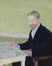 Portrait of the artist William Hart Giverny - Theodore Earl Butler — artwork view