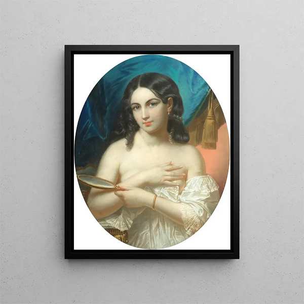 In the Boudoir - Henri Fantin-Latour — framed artwork on a wall