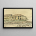 Buildings in Ruins Alaska 1884 - Theodore J. Richardson — framed artwork on a wall
