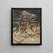 Interior Indigenous Painting - Theodore J. Richardson — framed artwork on a wall
