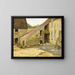 Farmyard with Ducks - Theodore Robinson — framed artwork on a wall
