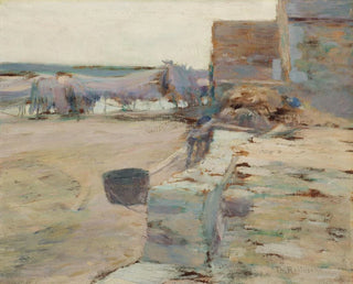 Cabanes de pêche en France - Theodore Robinson — artwork view