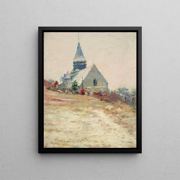Giverny - Theodore Robinson — framed artwork on a wall