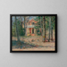 Virginia House Painting - Theodore Robinson — framed artwork on a wall